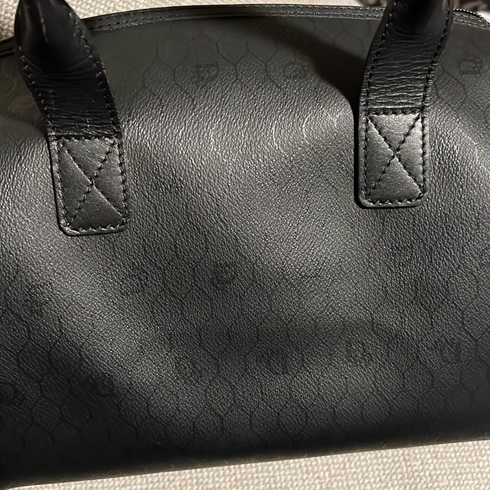 Authentic Dior Vintage Honeycomb Boston Bag Black - Picture 10 of 14